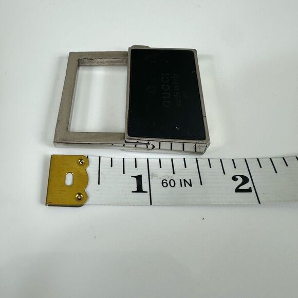 Gucci Silver Tone Bag Charm Key Ring - Picture 3 of 5